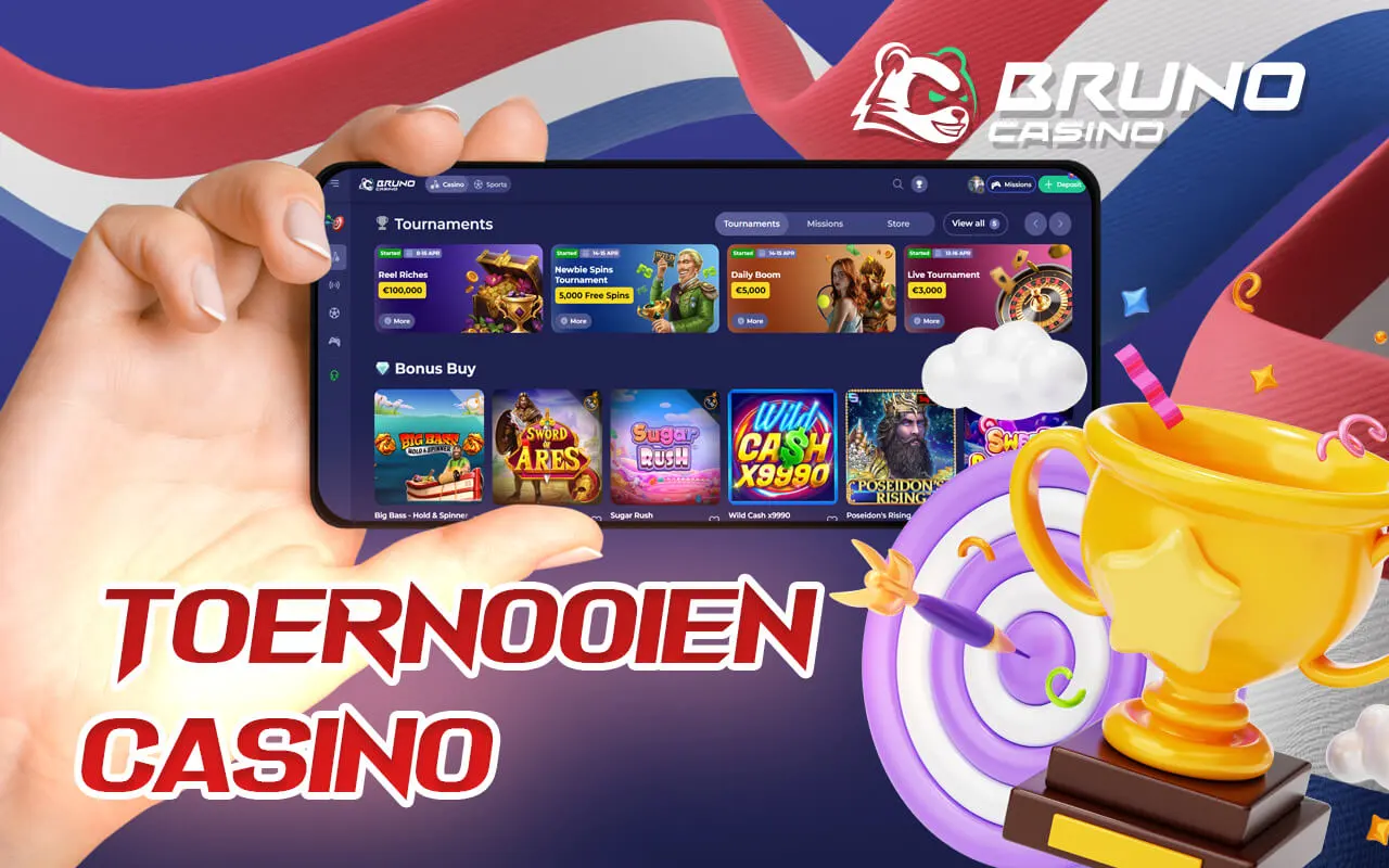 Veel toernooien bij Bruno Casino NL