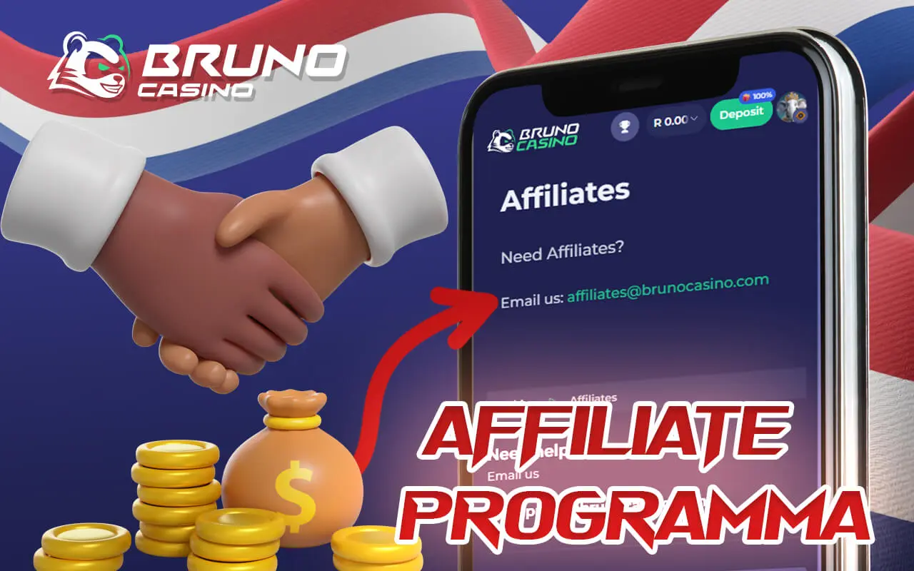 Bekijk het Bruno Casino NL affiliate programma