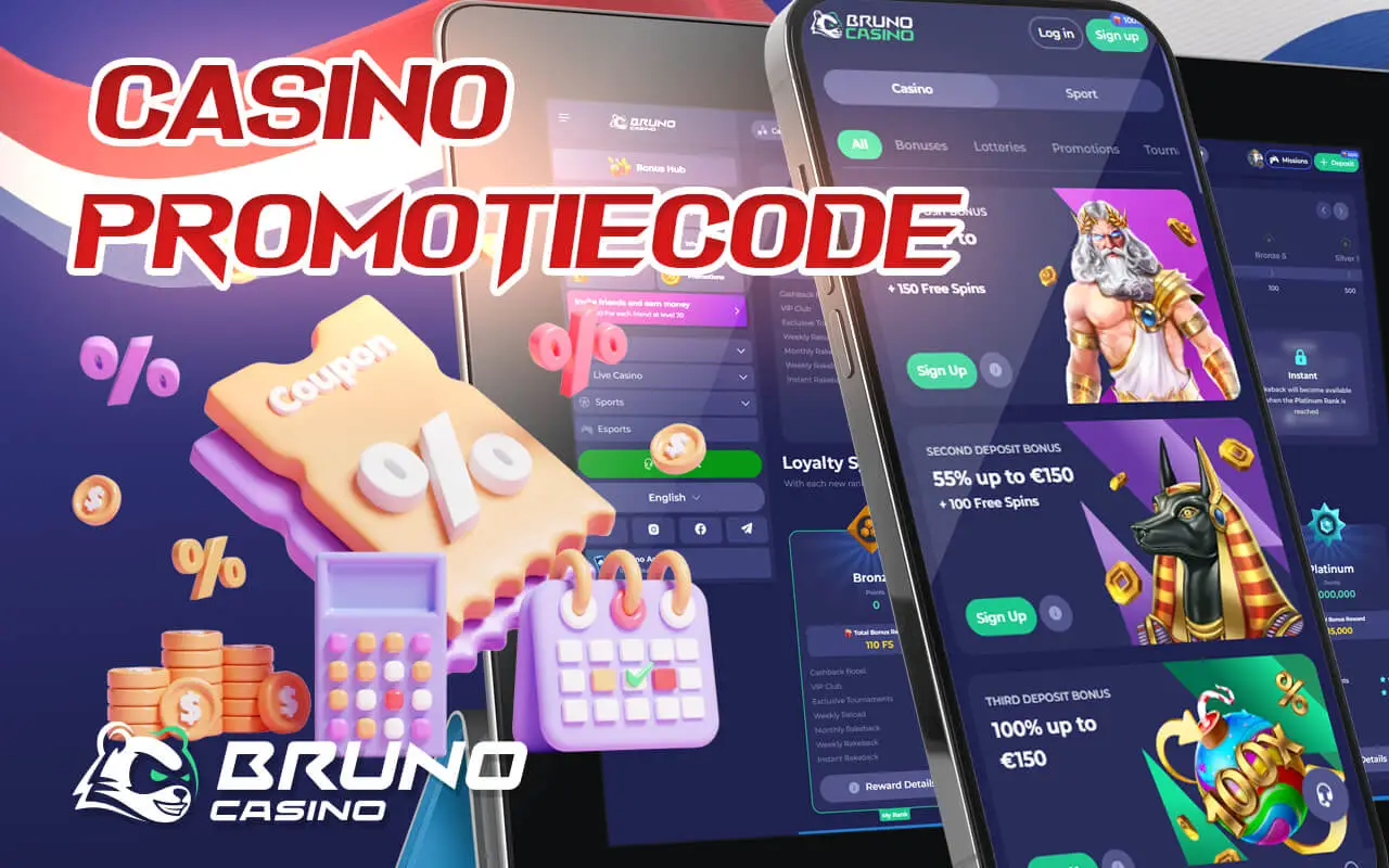 Bekijk de Bruno Casino NL promotiecodes