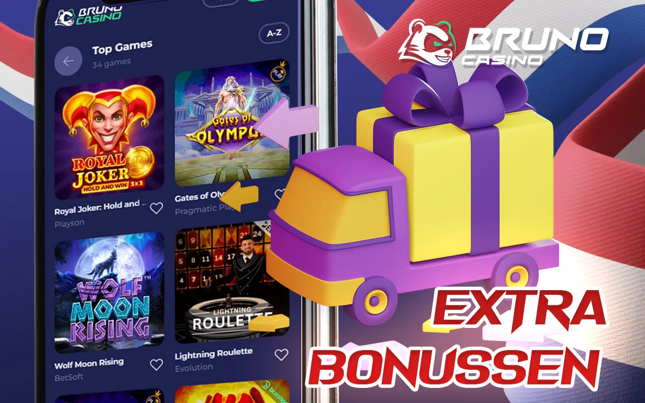 Ongelooflijke extra bonussen bij Bruno Casino NL